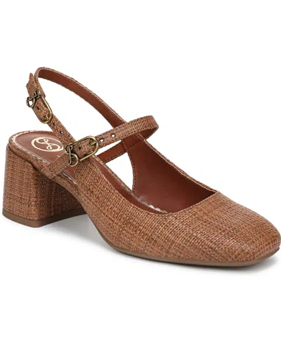 Sam & Libby Women's Grace Block Heel Slingback Mary Jane Pumps In Multi