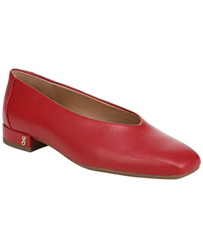 Sam & Libby Women's Gretta Square Toe Ballet Flats In Red