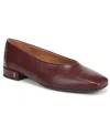 Sam & Libby Gretta Square Toe Flat In Burgundy