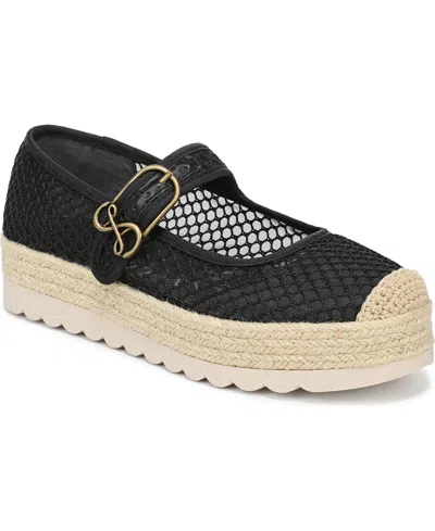 Sam & Libby Women's Isla Mary Jane Espadrille Flats In Black