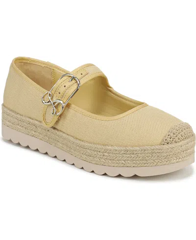 Sam & Libby Women's Isla Mary Jane Espadrille Flats In Yellow