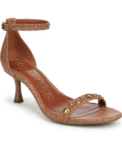 Sam & Libby Women's Jasmina Ankle Strap Dress Sandals In Brown