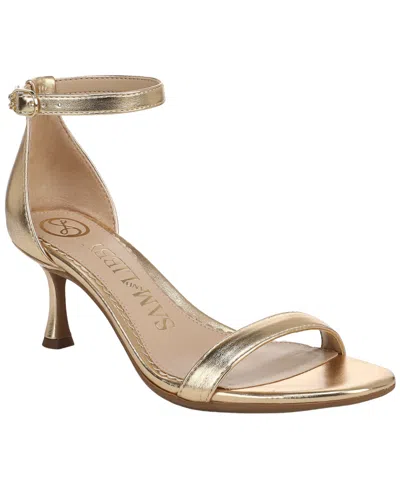 Sam & Libby Women's Jasmina Ankle Strap Dress Sandals In Gold