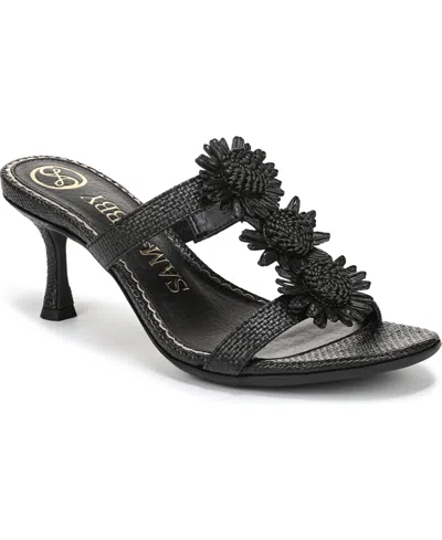 Sam & Libby Women's Joy Open Toe Sandals In Black