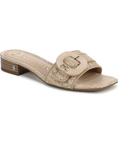 Sam & Libby Women's Kandie Buckle Block Heel Slide Sandals In Cyprus