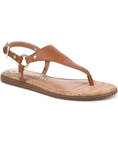Sam & Libby Women's Kellen Thong Slingback Flat Sandals