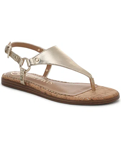 Sam & Libby Women's Kellen Thong Slingback Flat Sandals