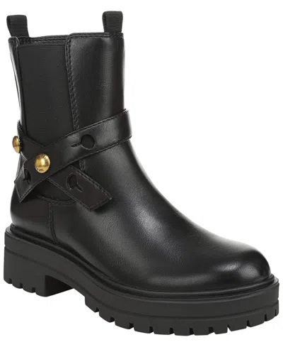Sam & Libby Women's Kenya Lug Sole Pull-on Booties In Black