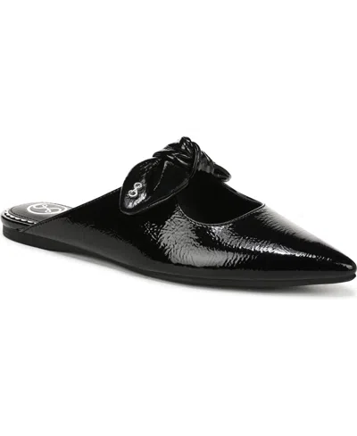 Sam & Libby Women's Marley Knotted Pointed Toe Mules In Black