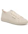 Sam & Libby Women's Weston Lace Up Sneakers In Beige Eyelet