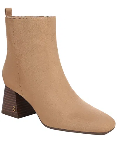 Sam & Libby Women's Yuliana Block Heel Dress Booties In Brown