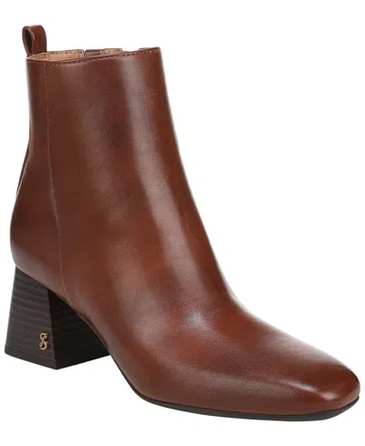 Sam & Libby Women's Yuliana Block Heel Dress Booties In Hazelnut