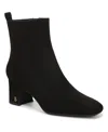 Sam & Libby Women's Yvonne Square Toe Booties In Black