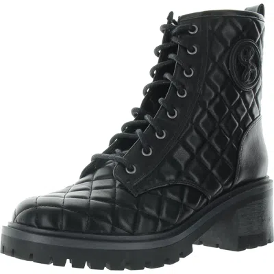 Sam & Libby Womens Lace-up Man Made Combat & Lace-up Boots