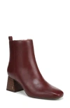 Sam & Libby Yuliana Square Toe Bootie In Burgundy