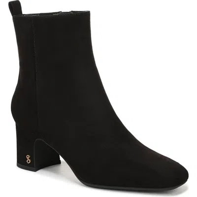 Sam & Libby Yvonne Square Toe Bootie In Black