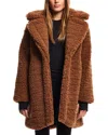 Sam . Faux Shearling Coat In Teddi