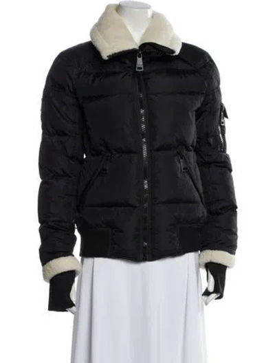 Pre-owned Sam Bomber Jacket In Gray