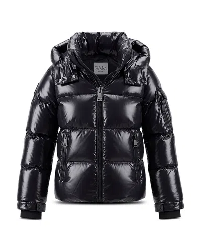 Sam Boys' Glacier Hooded Down Puffer Coat - Little Kid In Jet