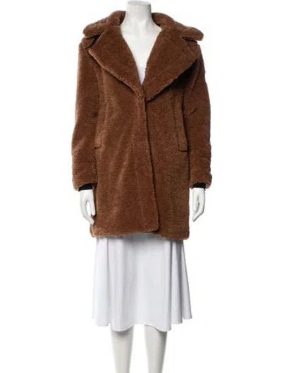 Pre-owned Sam Coat In Brown