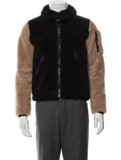 Pre-owned Sam Colorblock Pattern Jacket In Black
