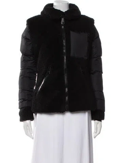 Pre-owned Sam Down Coat In Black