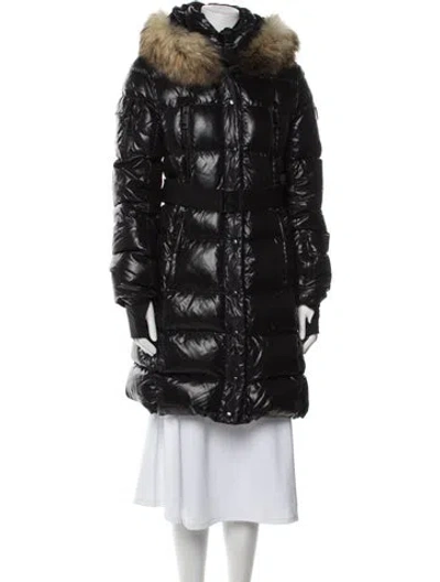 Pre-owned Sam Down Coat In Black