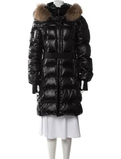 Pre-owned Sam Down Coat In Black