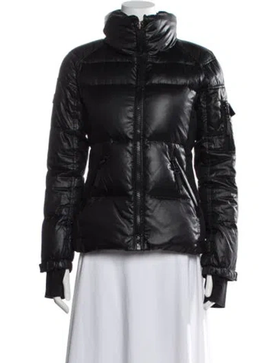 Pre-owned Sam Down Coat In Black