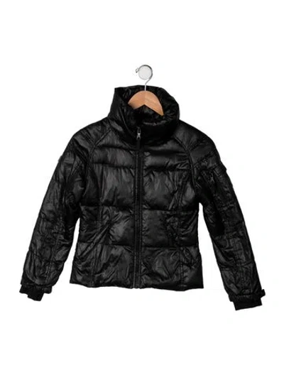 Pre-owned Sam Kids' Down Coat In Black