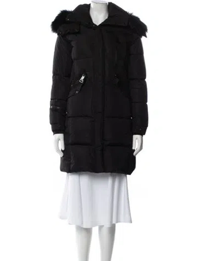 Pre-owned Sam Down Coat In Black