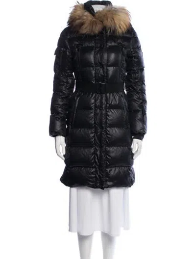Pre-owned Sam Down Coat In Black