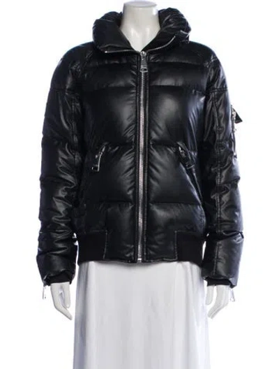 Pre-owned Sam Down Coat In Blue