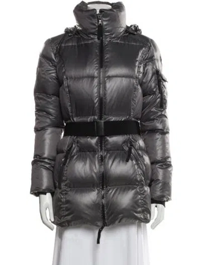 Pre-owned Sam Down Coat In Gray