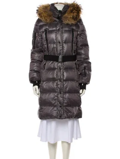 Pre-owned Sam Down Coat In Green