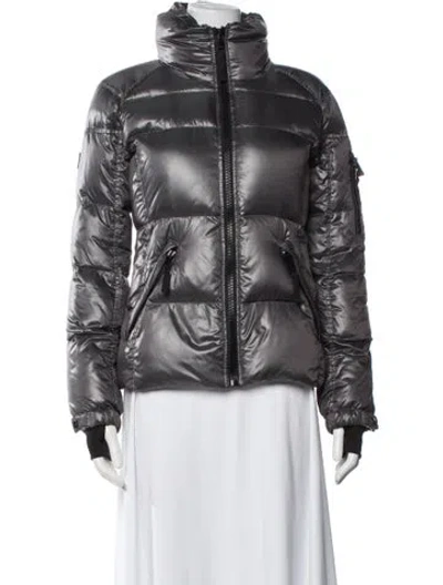Pre-owned Sam Down Coat In Grey