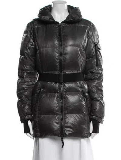 Pre-owned Sam Down Coat In Grey