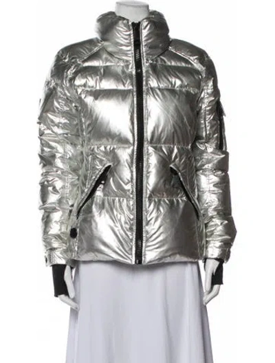 Pre-owned Sam Down Coat In Grey