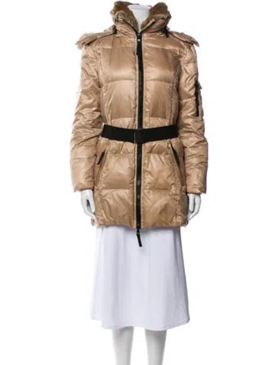 Pre-owned Sam Down Coat In Neutral