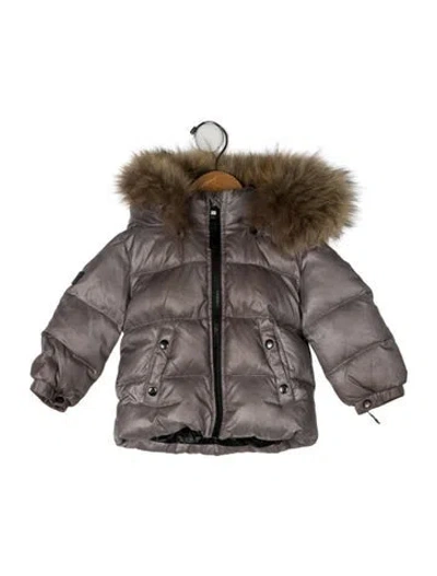 Pre-owned Sam Babies' Down Coat In Neutrals