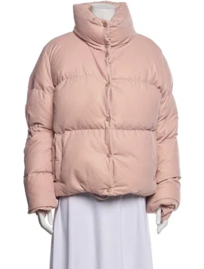 Pre-owned Sam Down Coat In Pink