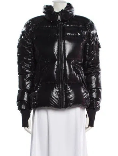 Pre-owned Sam Down Down Coat In Green