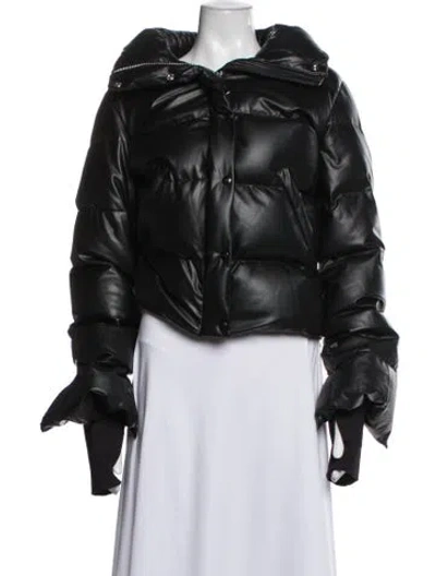 Pre-owned Sam Down Down Jacket In Black/blue