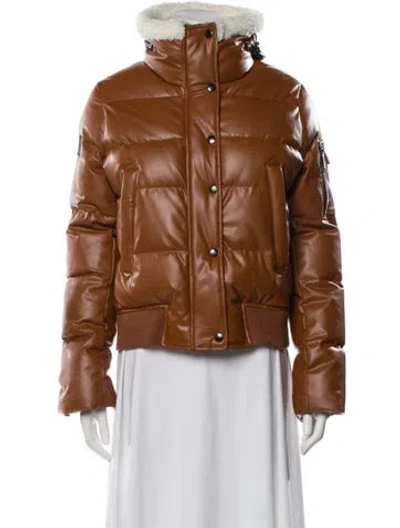 Pre-owned Sam Down Down Jacket In Brown