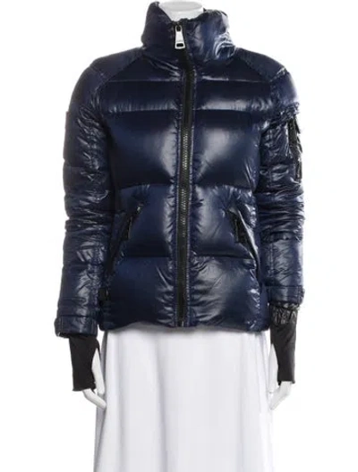 Pre-owned Sam Down Jacket In Blue