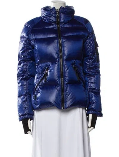 Pre-owned Sam Down Jacket In Blue