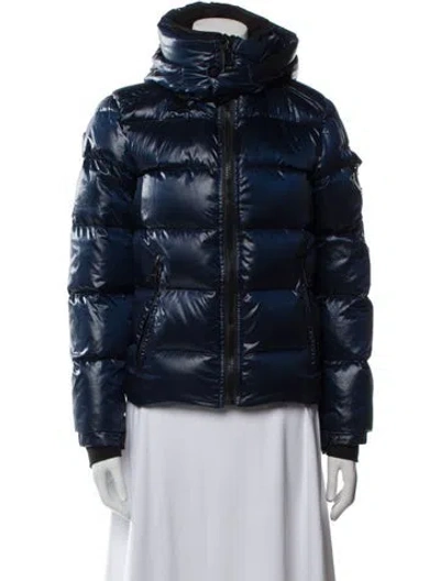 Pre-owned Sam Down Jacket In Blue