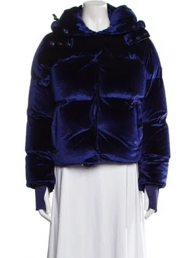 Pre-owned Sam Down Jacket In Blue