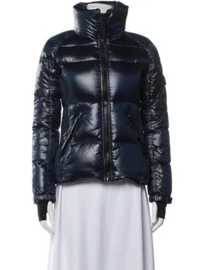 Pre-owned Sam Down Jacket In Blue