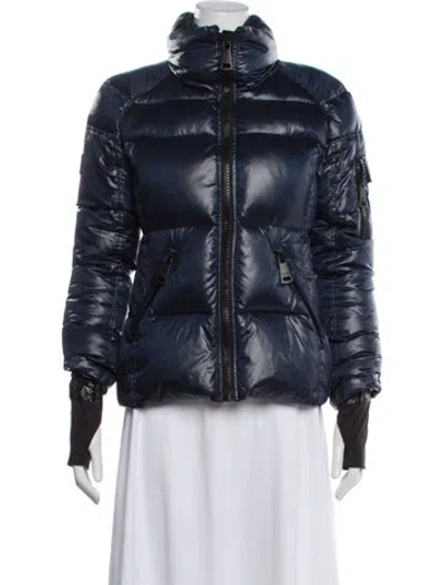 Pre-owned Sam Down Jacket In Blue